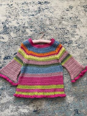 Vintage crochet top 100% cotton